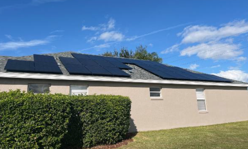 Solar inverter and panel system installed in Southwest Florida